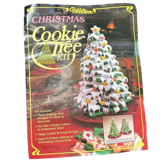Vintage Cookie Cutter- 3d Christmas Tree Design Kit- Instructions- 9 stars - Picture 5 of 5